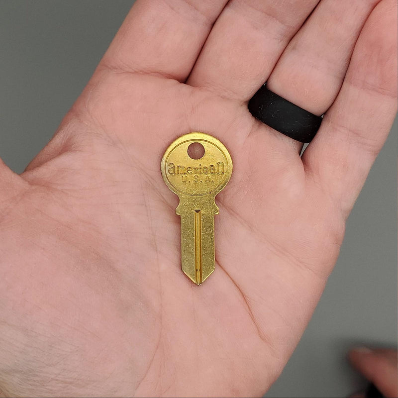 10x American Lock Co BKB Padlock Key Blanks Double Bitted 1041CE / AME6 OEM 1