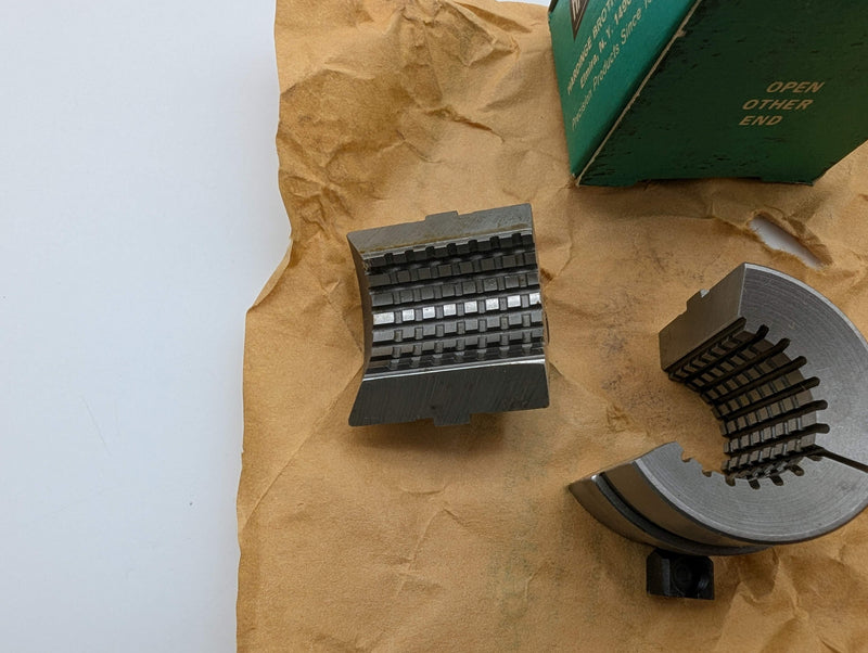 Hardinge M16 1-3/32" Round Serrated Collet Pads 3-Segment for M-Series Collet