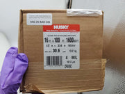 Husky 16' x 100' Plastic Sheeting Poly-America 416C Clear 4-Mil Low Density 4