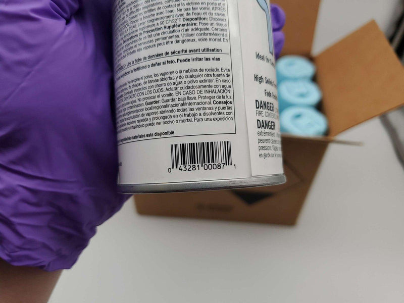 Seymour Inverted Marking Spray Paint Light Blue 16 Oz 16-659 Pack of 12 Cans 5