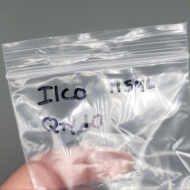 10x Ilco 1154L Key Blanks for Lock-O-Phone Nickel Plated NOS 3