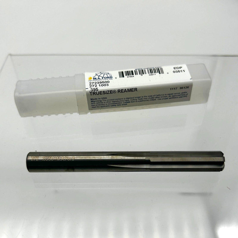 M.A. Ford 27239500 Chucking Reamer .3950" Solid Carbide Straight Flute Shank 1