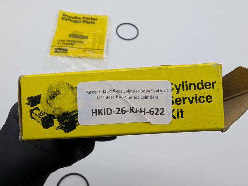 Parker CB252HL001 Cylinder Body Seal Kit 2-1/2" Bore for 2A Series Cylinders