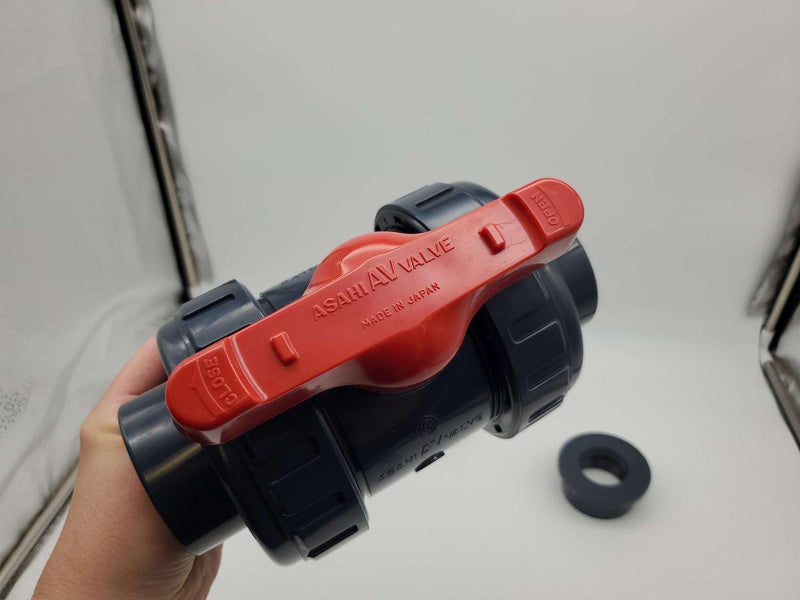 Asahi AV 1605-020 2" Ball Valve Type 21 True Union PVC FKM Seals 230 Psi 4