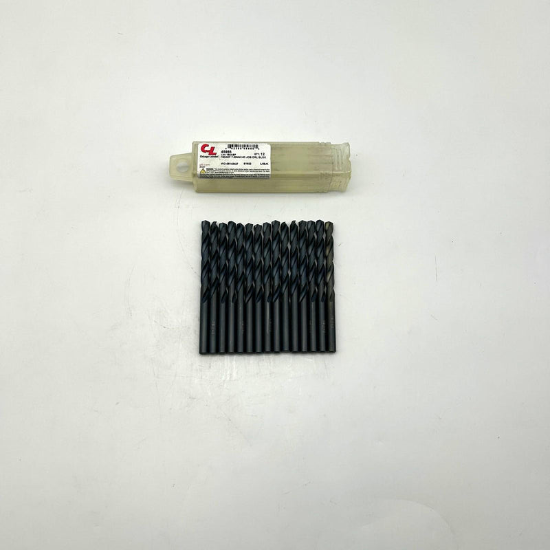 Chicago Latrobe 45865 Jobber Drill Bit 150ASP 7.00mm HSS Black Oxide Pack of 15
