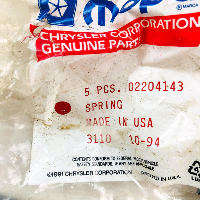 Mopar 02204143 Spring OEM NOS 2