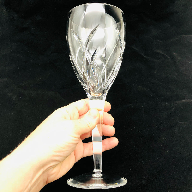 1ct Waterford Crystal Wine Goblet John Rocha 9-7/8" Signed Signature 100489 2