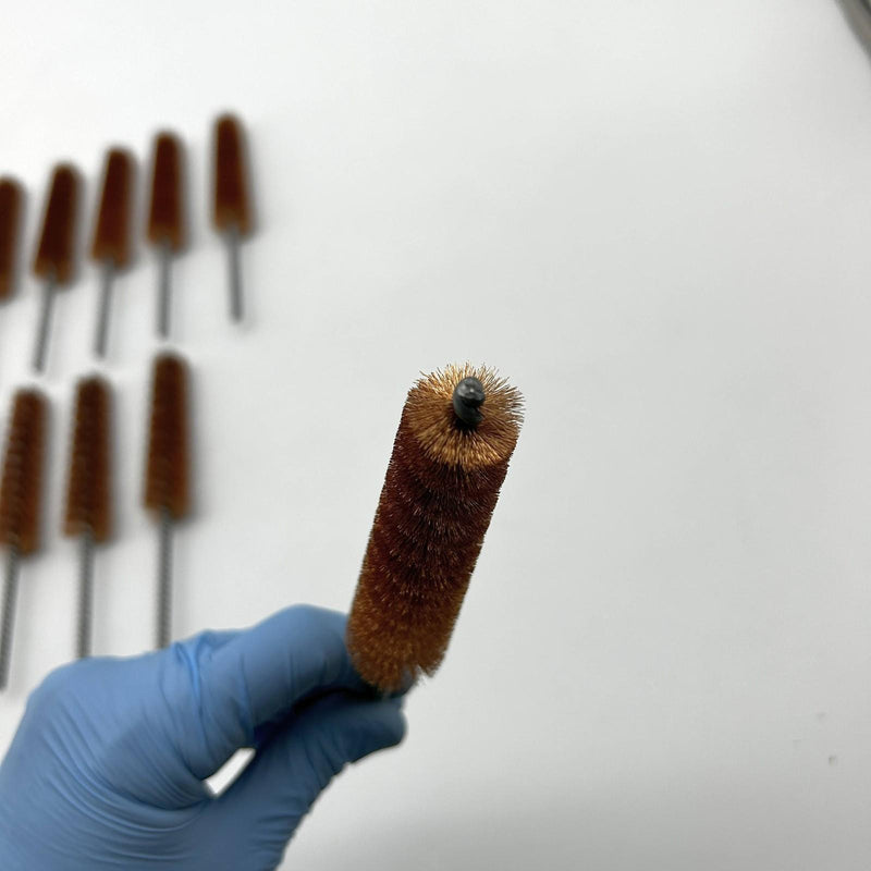 Osborn 55027 Tube Brush Bronze 3/4 to 1in Taper Dia 4in BP 7in OAL .005CR 10pk 2