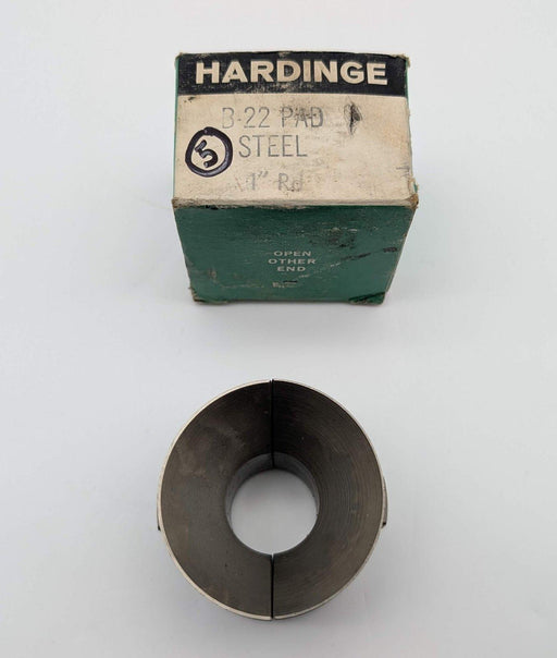 Hardinge B22 1" Round Smooth Feed Finger Pads 2-Segment for B-Series Feed Finger 1