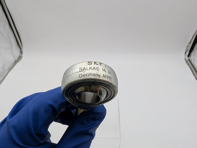 SKF SALKAC 16 M Rod End Bearing 0.6299" Bore 1.6929" OD 0.8268" Width 3