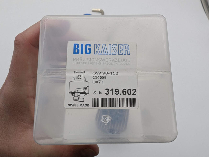 Big Kaiser 319.602 Rough Boring Head SW98 X CKB6 98 - 153mm Swiss Made 6