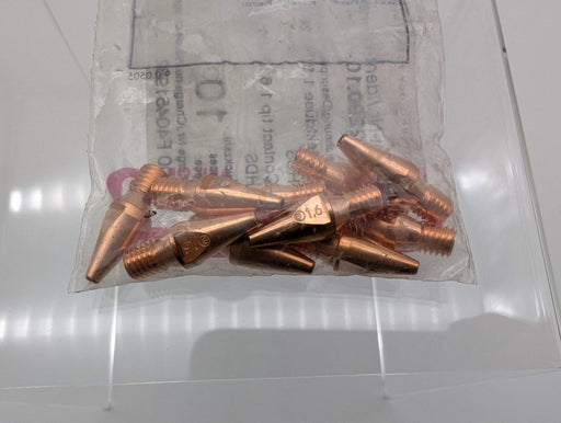 ABICOR BINZEL 881.2290.10 1.6mm Contact Tips MF1 Laser Wire Feeder Pack of 10 2