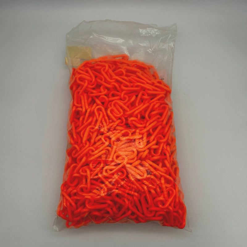 Brady Y70238 Bradylink Warning Chain Plastic Safety Orange 100ft Polyethylene 2"
