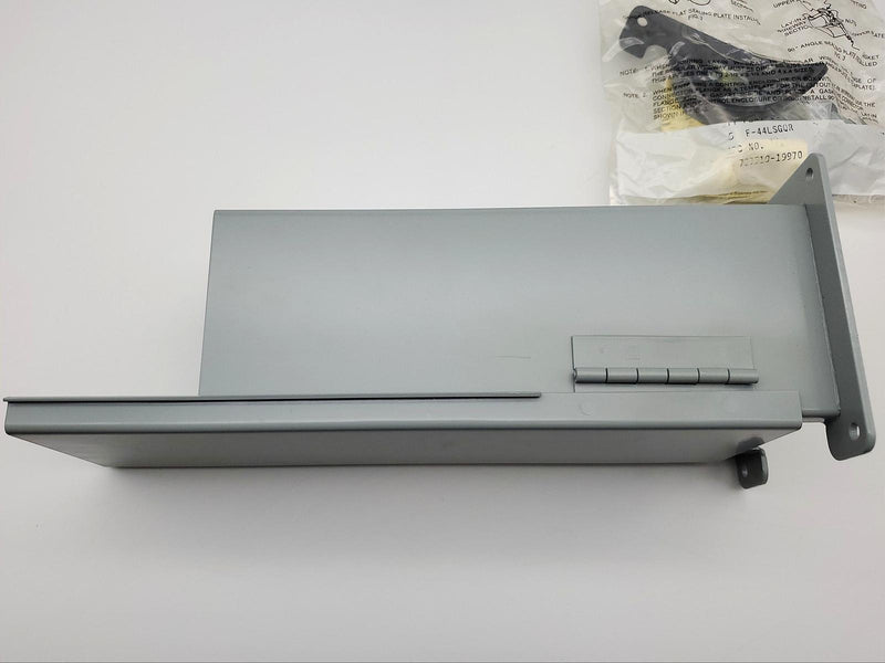 Hoffman F44LXL Wireway Section Cutoff Fitting Lay-in 4" x 4" x 9" to 15" Length 3