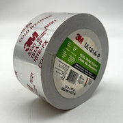 3M Aluminum Foil Tape 3340 2.5" x 50 yd 4.0 mil Silver HVAC Sealing and Patching 1