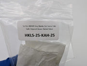 5x Ilco 884BR Key Blanks for Some Yale Safe Deposit Boxes Nickel Silver 4