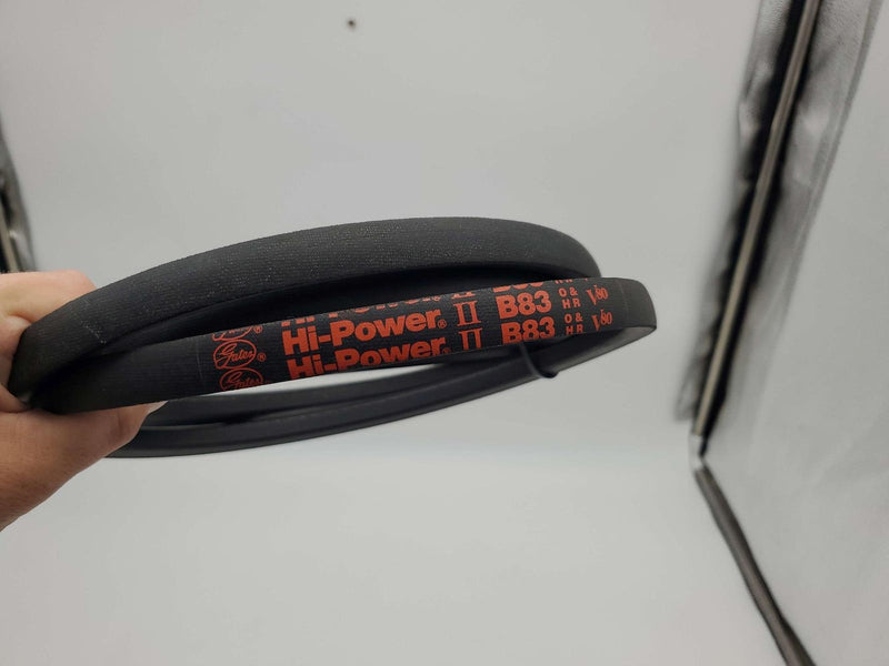 Gates B83 Belt 5/8" Width 86" Length 0.41" Thick Hi-Power II V-Belt 2