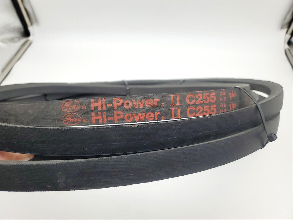 Gates C255 Belt 7/8" Width 257" Length Hi-Power II 4