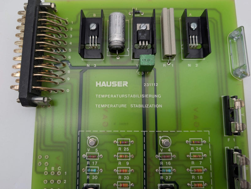 Hauser 231112 Temperature Stabilization Board 231113 2