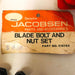 Jacobsen 518784 Bolt and Nut Set for Air Vane Blade OEM New Old Stock NOS Loose 2