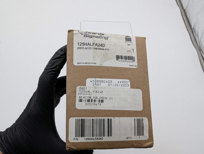 Edwards Signaling 125HALFA24D Halogen Flashing Beacon Amber NEMA 4X Enclosure