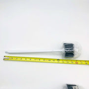 2x Toilet Bowl Brush European Style 13" Handle Polypropylene Curved Head 4