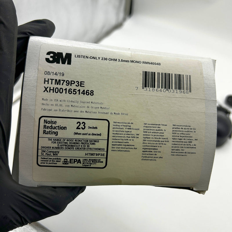 3M Peltor HTM79P3E XH001651468 Liston Only Headset 230 OHM Mount for Hard Hats