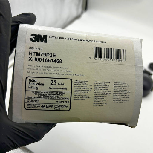 3M Peltor HTM79P3E XH001651468 Liston Only Headset 230 OHM Mount for Hard Hats 2