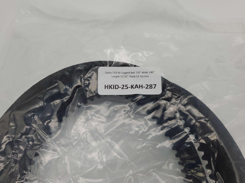 Gates CX136 Cogged Belt 7/8" Wide 140" Length 17/32" Thick CX Section 4