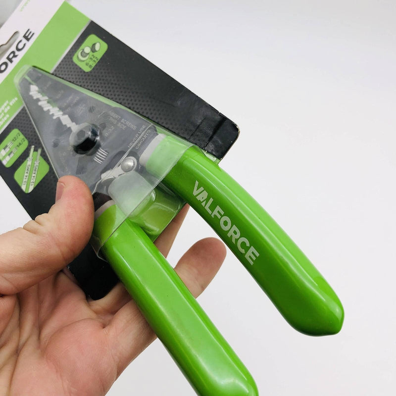 ValForce VFWS1412 Wire Stripper 8" Industrial Heavy Duty 12-14 AWG 12/2 14/2 6