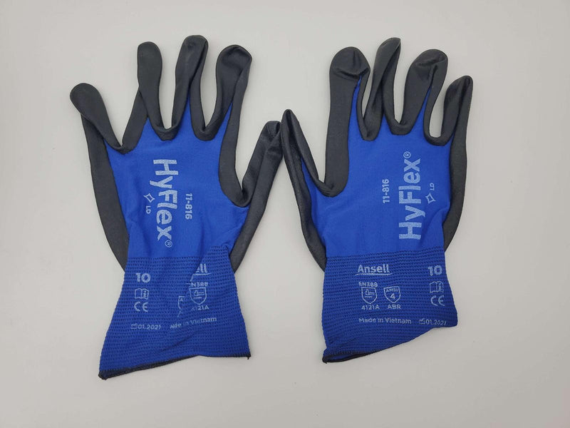 Ansell Palm Coated Work Gloves Size XL High Dexterity 11-816 Pack of 12 Pairs 2