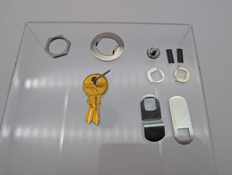 Fort Lock MFW23078 Cam Lock 7/8" Len 3/4" Dia Stainless Steel Keyed Alike 217 4