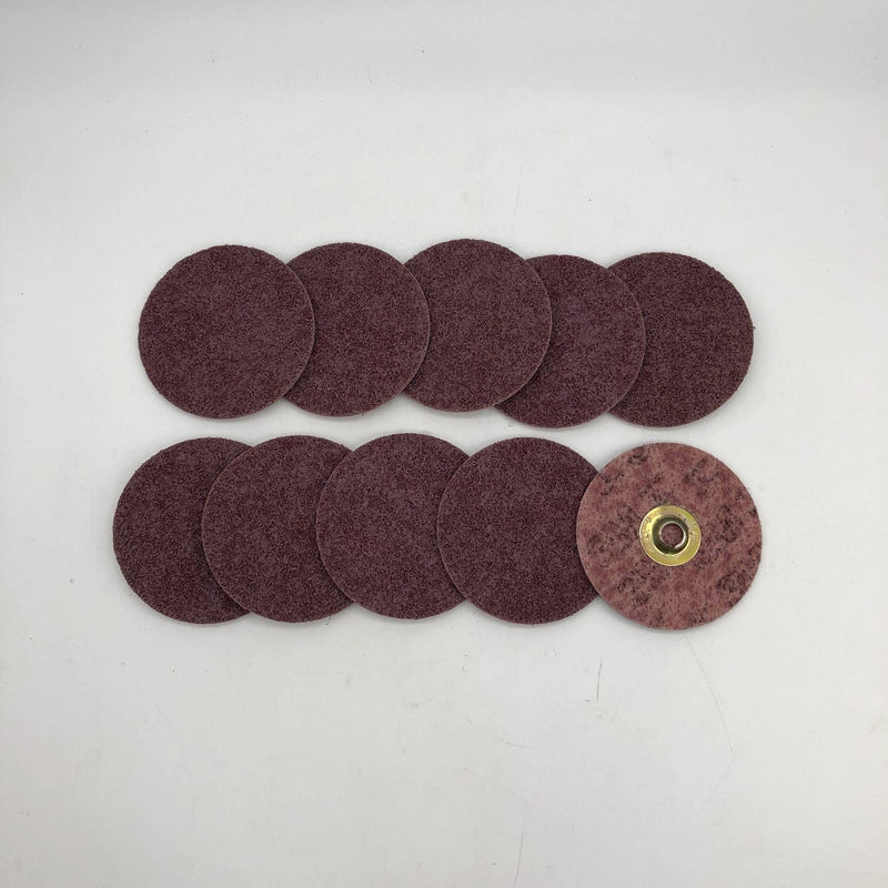 3M Scotch Brite Roloc 60348 Sanding Disc Quick Chnge 4-1/2 x NH Lt Grinding 10pk 11