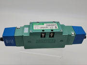 Numatics I23BB00BMP00061 ISO 5599/2 Valve 2 Solenoid 4 Way 3/8" NPTF 24VDC Plug 1