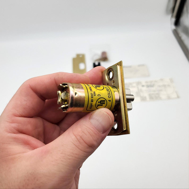 Falcon Door Lever Classroom Lock Bright Brass 2-3/4" Backset Z561D 7