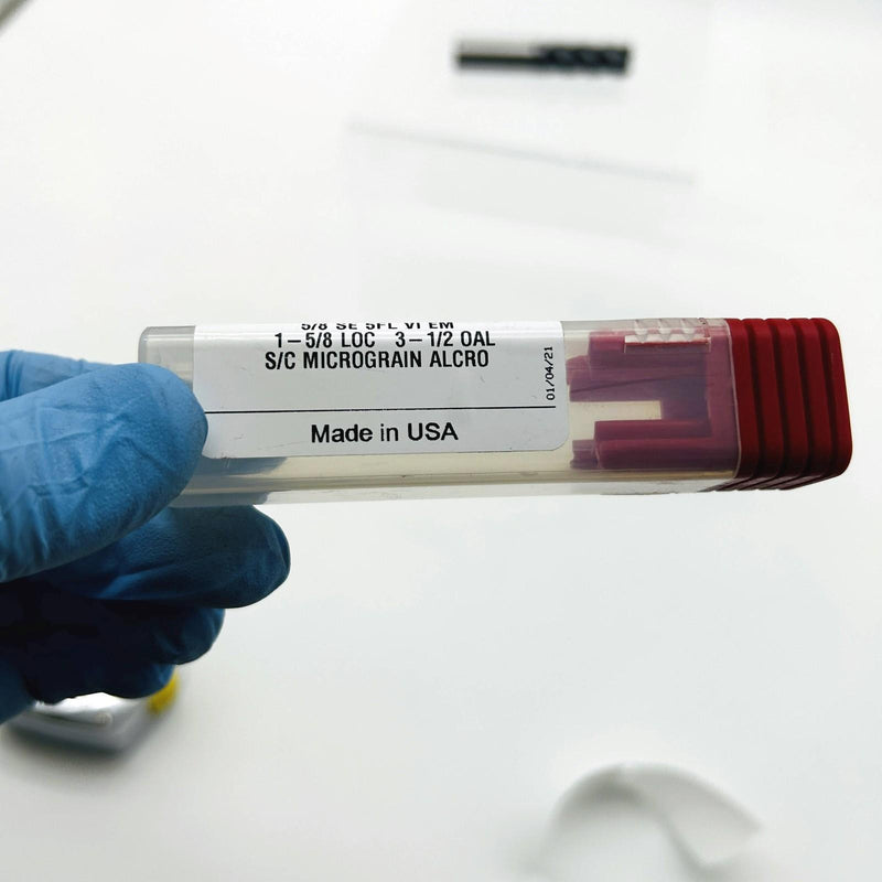 5/8" End Mill 5 Flutes VI EM 1-5/8 LOC 3-1/2 OAL Micrograin Alcro Exactek 256359