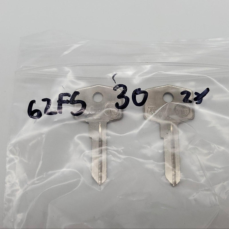 2x Taylor S71B 62FS Key Blanks Fits Some British Union Vehicles Nickel Plated 4