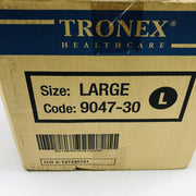 Tronex 9047-30 Disposable Gloves Nitrile Large Black Powder Free Case of 1000 2