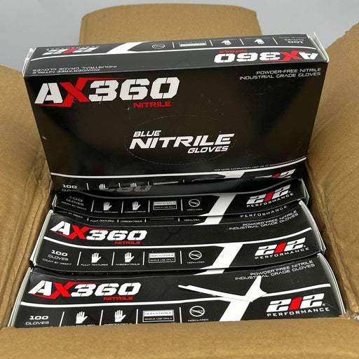 212 Performance NTG-03-009 Disposable Glove Medium 5mil Blu Nitrile PF 10BX/Case 1