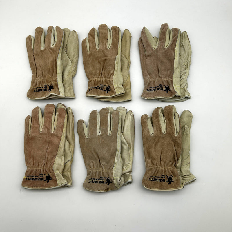 MCR Safety 3204K Drivers Gloves XL Split Back 7 Ga Made With Kevlar 6 Pairs