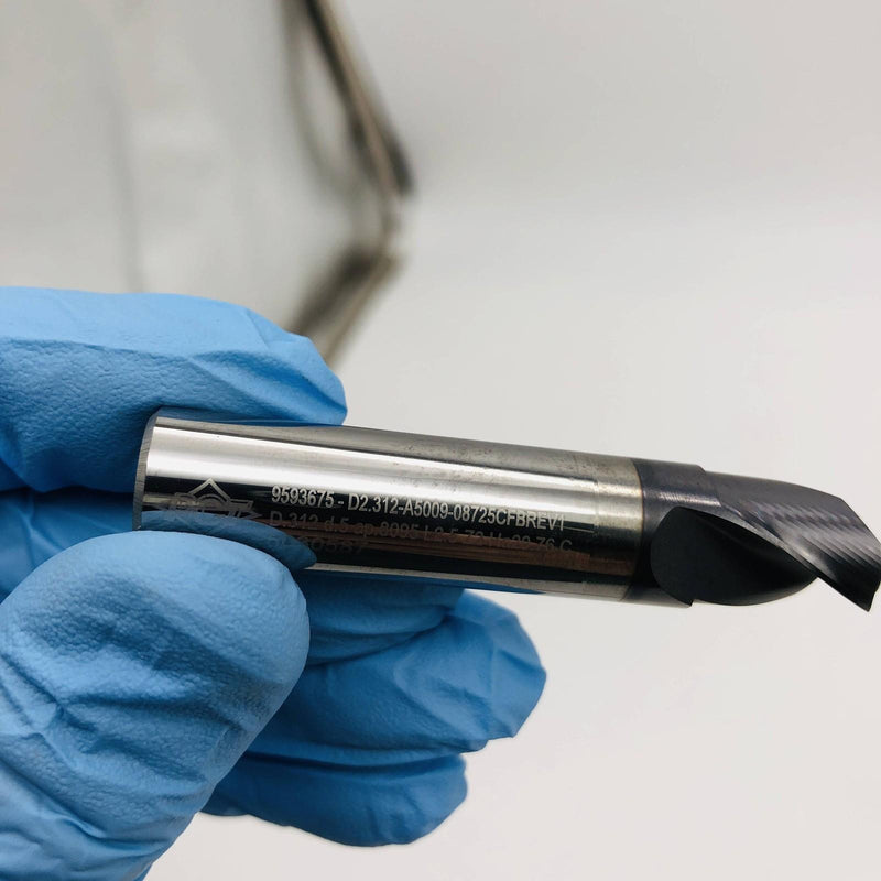 PCT 9593675 End Mill D2.312-A5009- 08725CFBREV1 D .312 D .5 Ap.8095 L2.5 Z2 Ha29 5