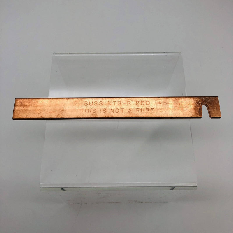 Cooper Bussman NTS-R-200 Buss Neutral Dummy Fuse Copper Pack of 1 8