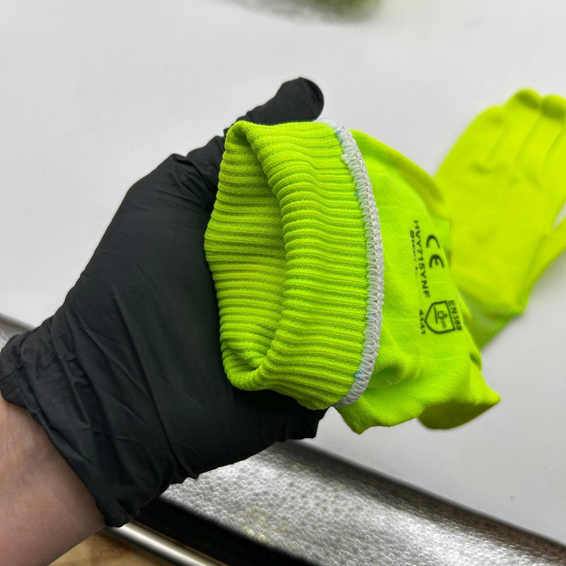 PIP PosiGrip HVY715YNF Cut Resistant Gloves Large Hi-Vis 15 Gauge Yellow 12 Pair 6