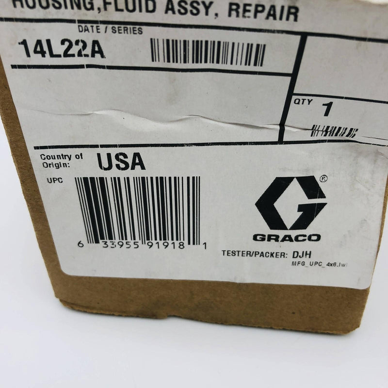 Graco 246491 Housing Fluid Assembly Repair for Fusion Air Purge Spray OEM