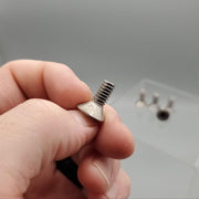 Rixson 107015 Intermediate Pivot Screw Set Satin Chrome for M19 Pivot Set of 5 3