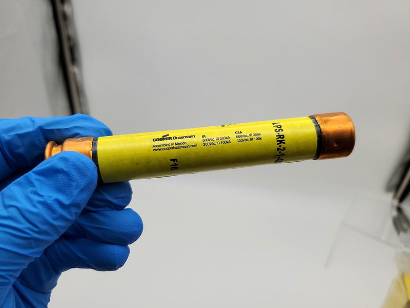 Bussmann LPS-RK-2-1/4SP Fuse 2.25A 600V Time Delay Dual Element Low Peak 2