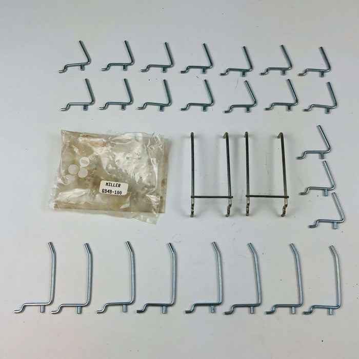 Miller Special Tool 6949-100 Display Storage Hooks Peg Board Kit New NOS 3