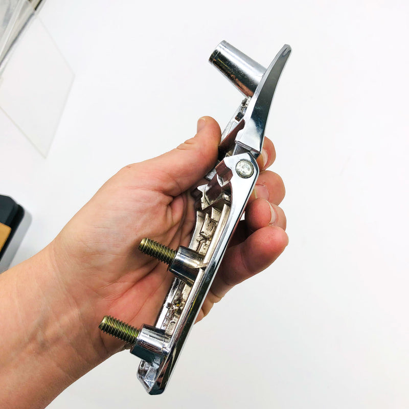 Mopar 3633543 Hinge Tailgate Left Chrome OEM New Old Stock NOS Open Scratch 4