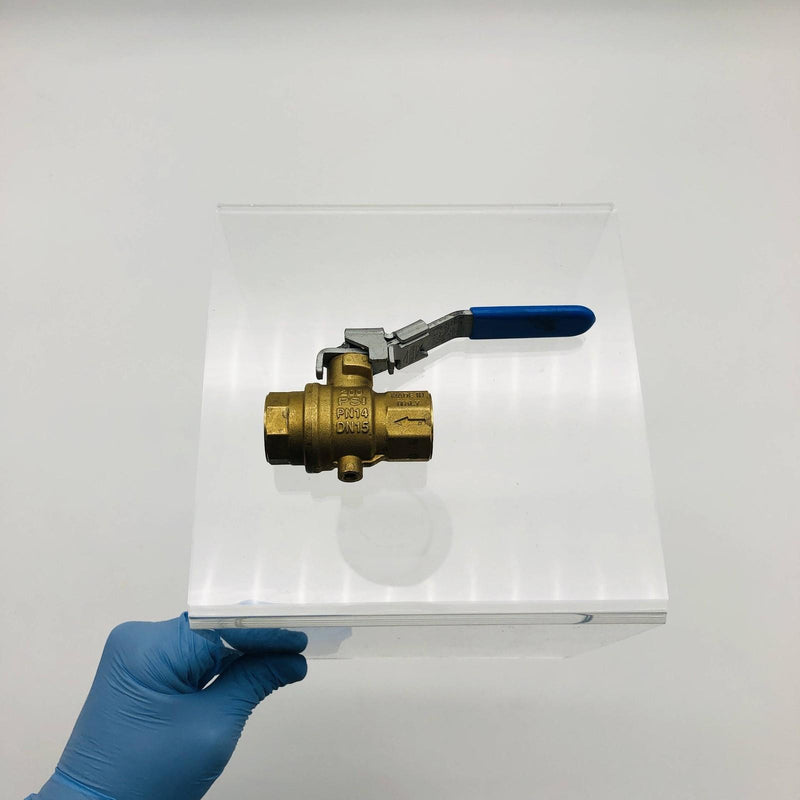 Rub S93D41 Fip-Fip Vent/Lock 1/2in S.93 Pneumatic Ball Valve Locking Handle 1ct 10