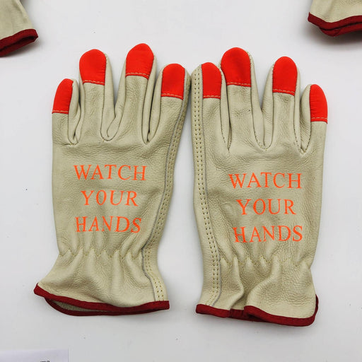 PIP 68-165HV Drivers Gloves Size Small Top Grain Cowhide Hi Viz Keystone 6 Pairs 2
